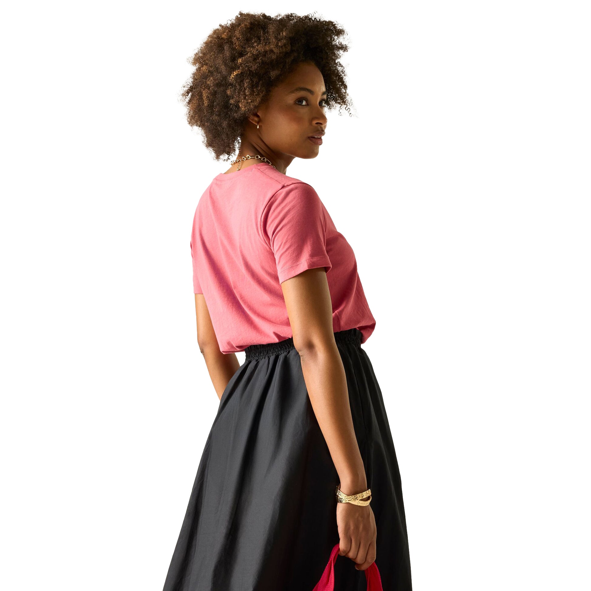 Slate Rose - Pack Shot - Regatta Womens-Ladies Filandra VX Floral T-Shirt