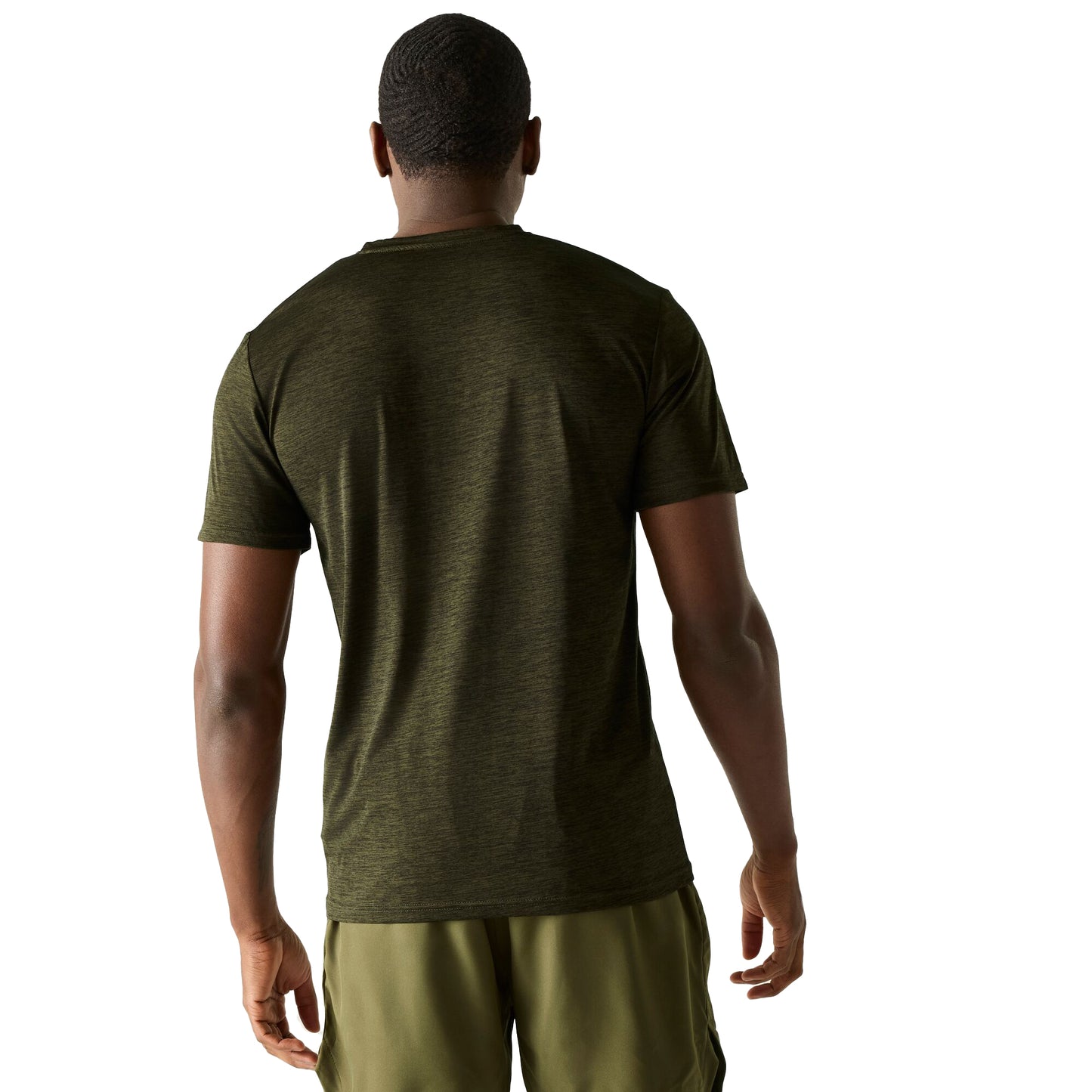 Dark Khaki Marl - Pack Shot - Regatta Mens Fingal Landscape T-Shirt