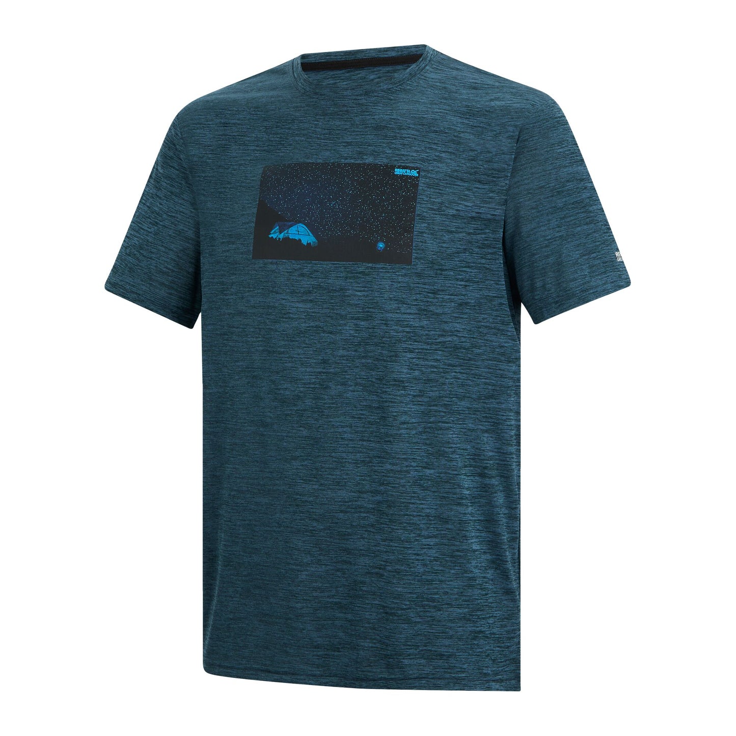 Night Sky Marl - Side - Regatta Mens Fingal Night Sky T-Shirt