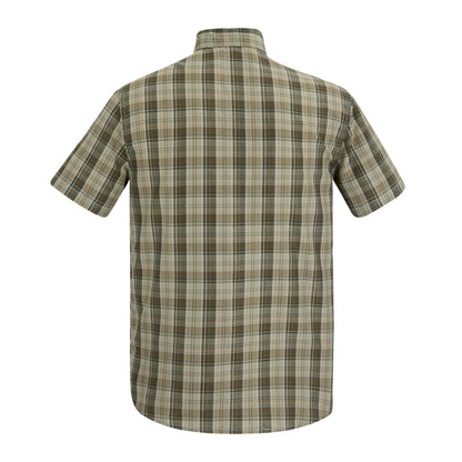 Light Sage - Back - Regatta Mens Mindano Multi Check Short-Sleeved Shirt