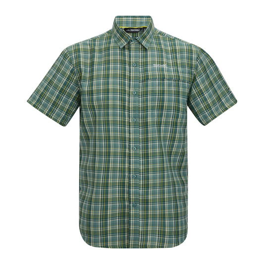 Arctic - Front - Regatta Mens Mindano Multi Check Short-Sleeved Shirt