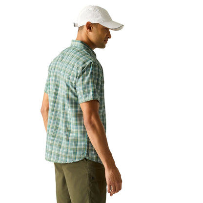 Arctic - Pack Shot - Regatta Mens Mindano Multi Check Short-Sleeved Shirt