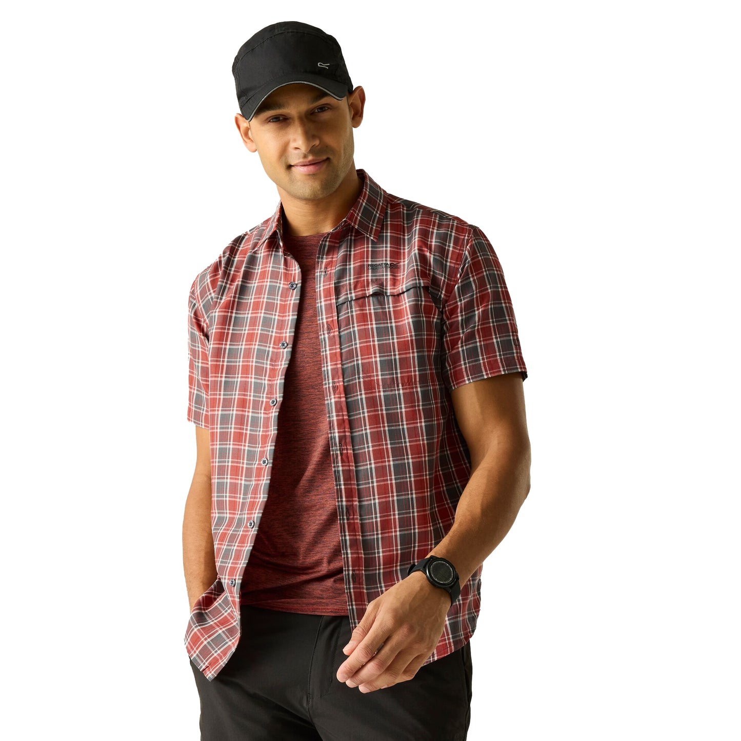 Dark Storm - Lifestyle - Regatta Mens Mindano Multi Check Short-Sleeved Shirt