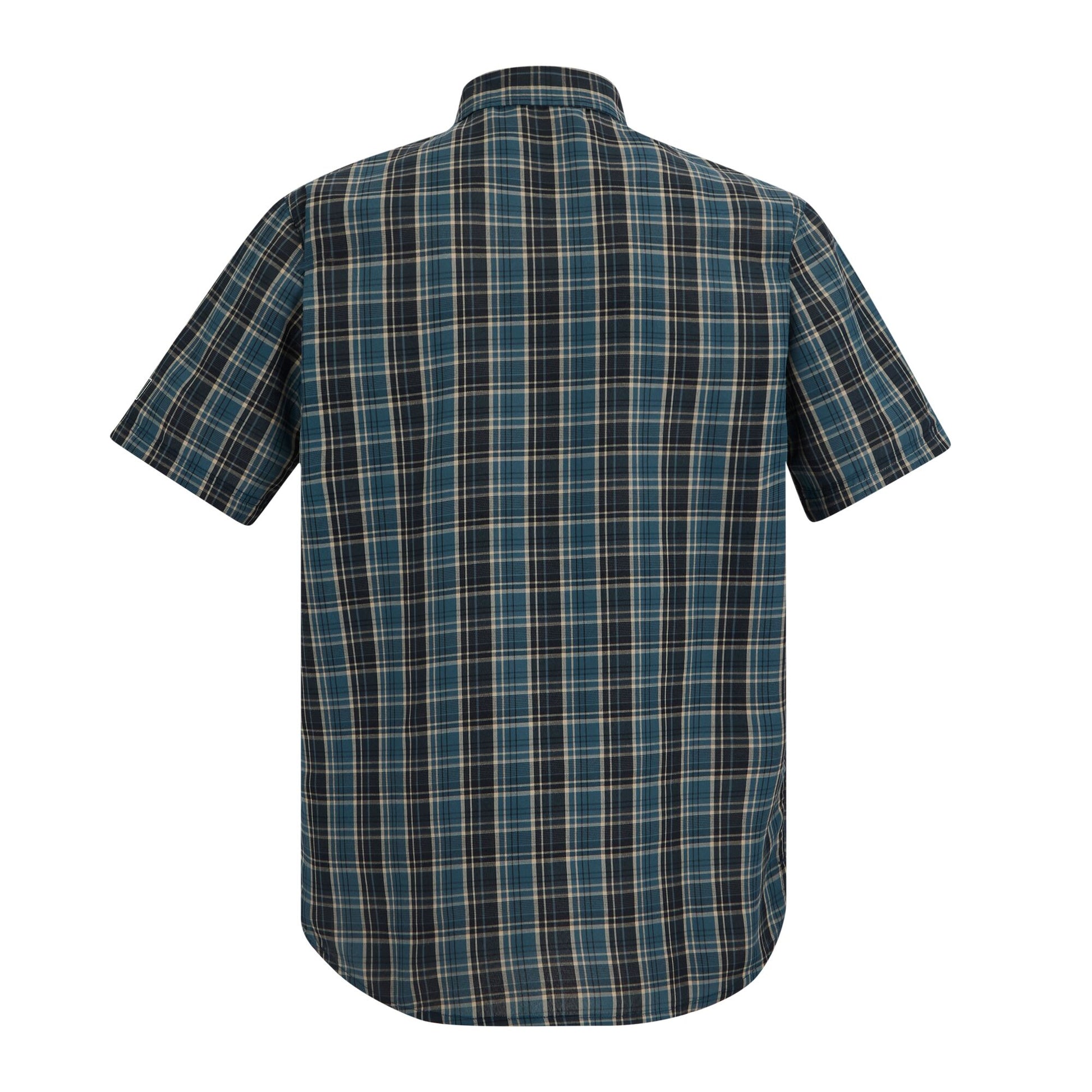 Night Sky - Back - Regatta Mens Mindano Multi Check Short-Sleeved Shirt