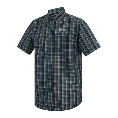 Night Sky - Side - Regatta Mens Mindano Multi Check Short-Sleeved Shirt