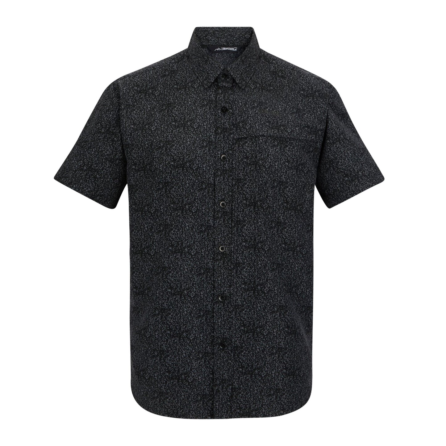 Ash - Front - Regatta Mens Mindano Textured Shirt