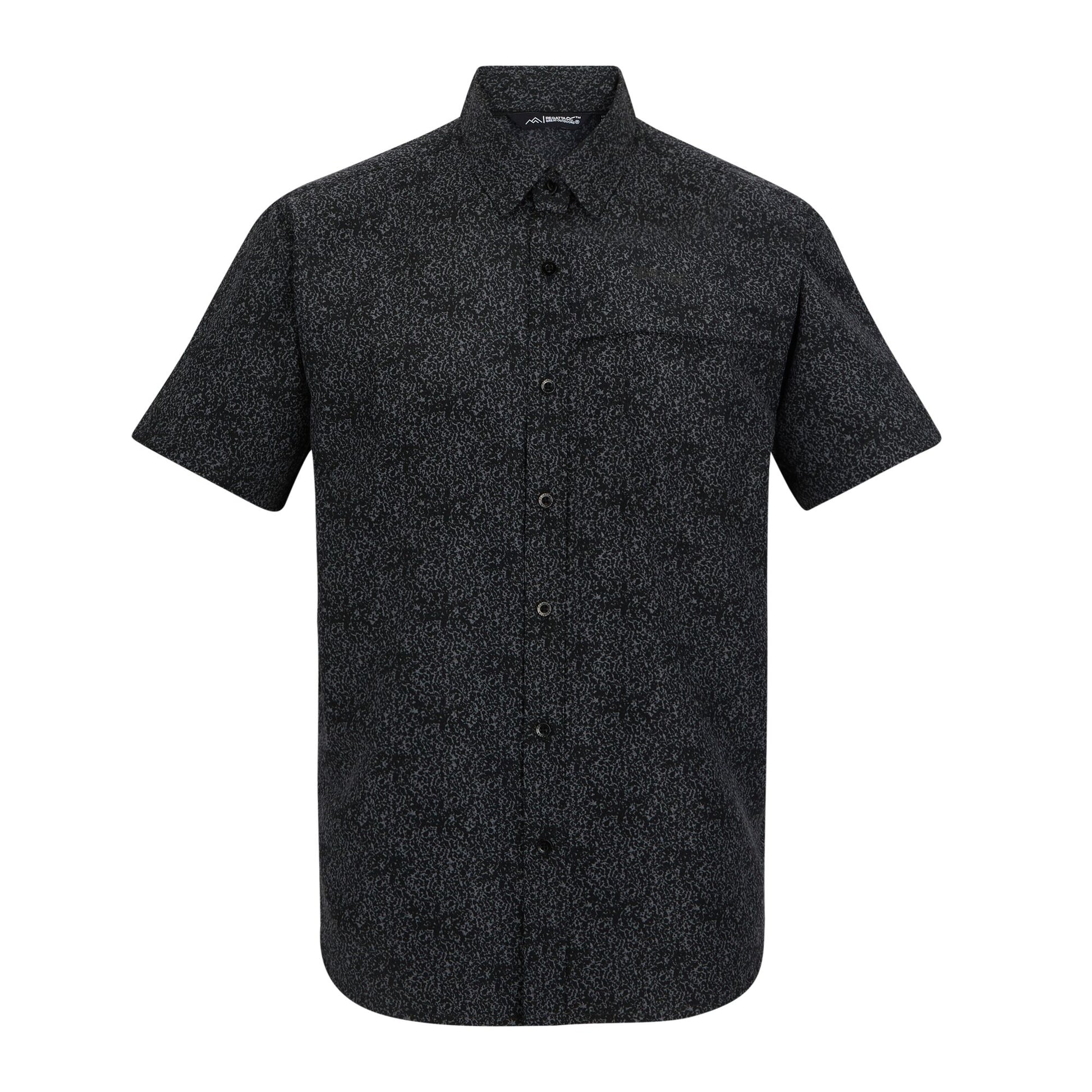 Ash - Front - Regatta Mens Mindano Textured Shirt