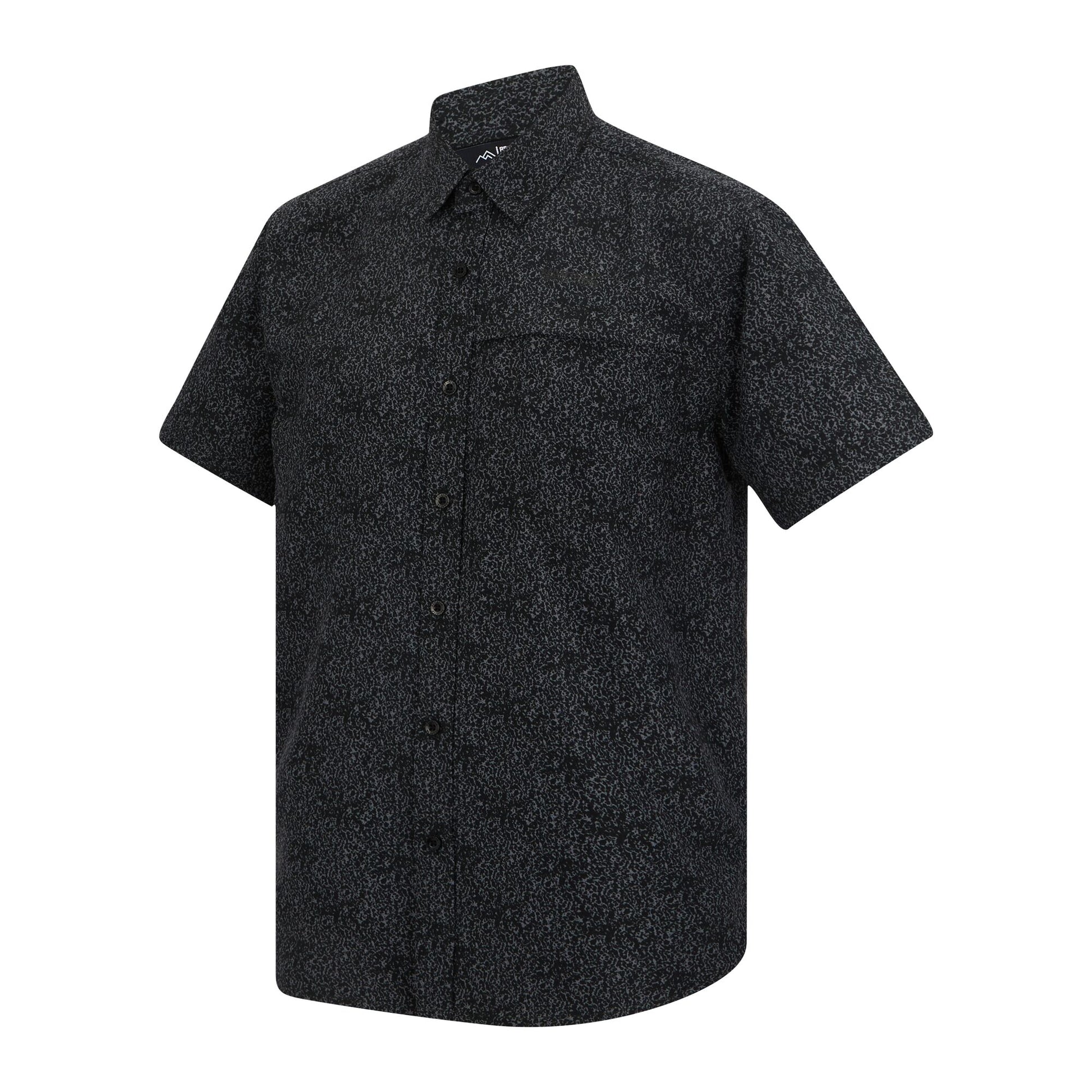 Ash - Side - Regatta Mens Mindano Textured Shirt