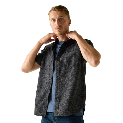 Ash - Lifestyle - Regatta Mens Mindano Textured Shirt