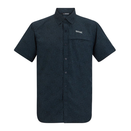 Night Sky - Front - Regatta Mens Mindano Textured Shirt