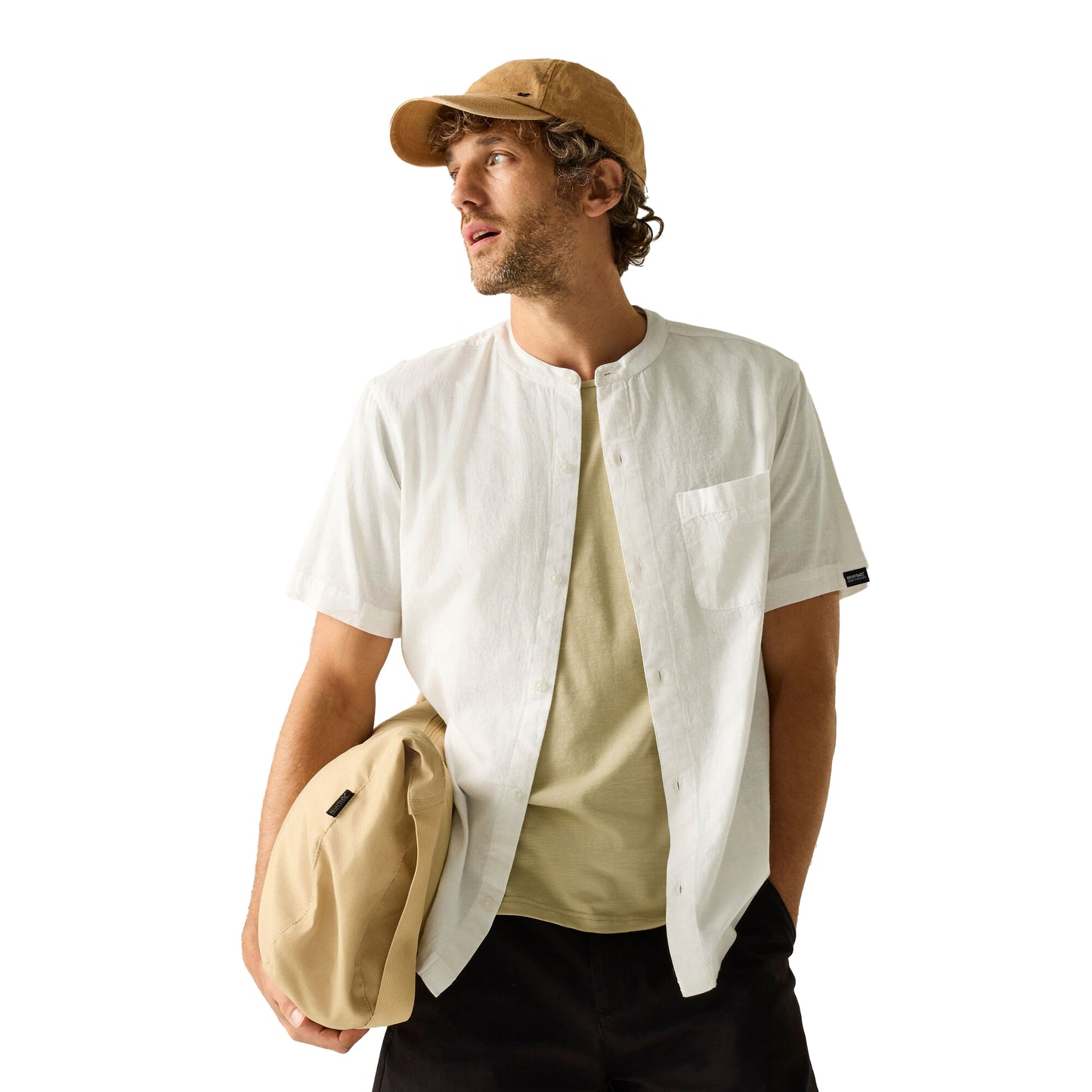 White - Lifestyle - Regatta Mens Lovrey Shirt