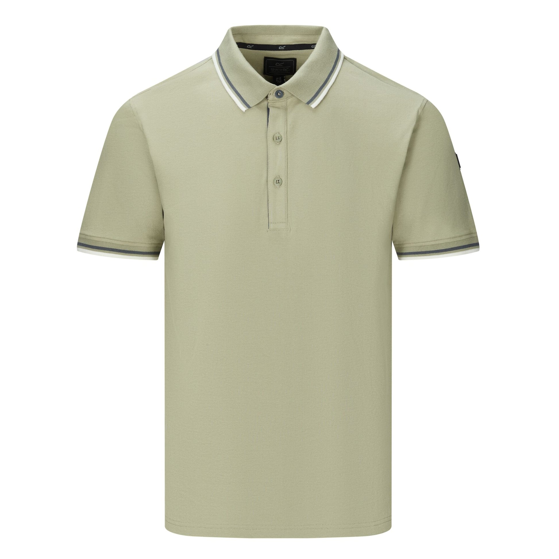 Light Sage - Front - Regatta Mens Adryan Polo Shirt