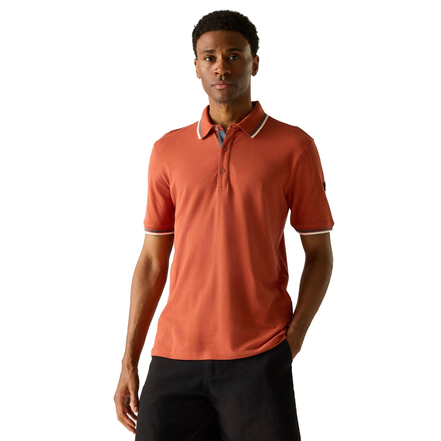 Brick - Lifestyle - Regatta Mens Adryan Polo Shirt