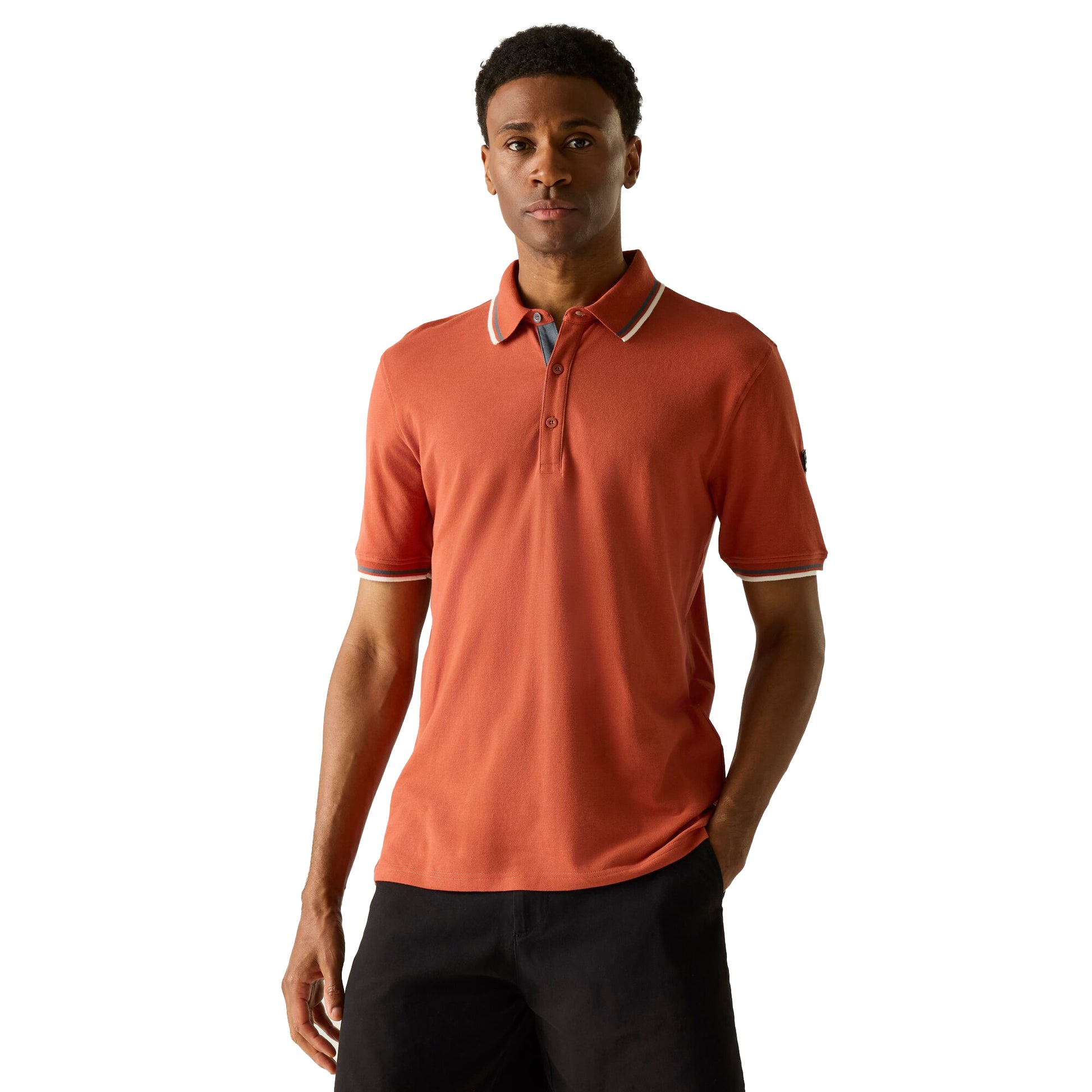 Brick - Lifestyle - Regatta Mens Adryan Polo Shirt