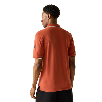 Brick - Pack Shot - Regatta Mens Adryan Polo Shirt