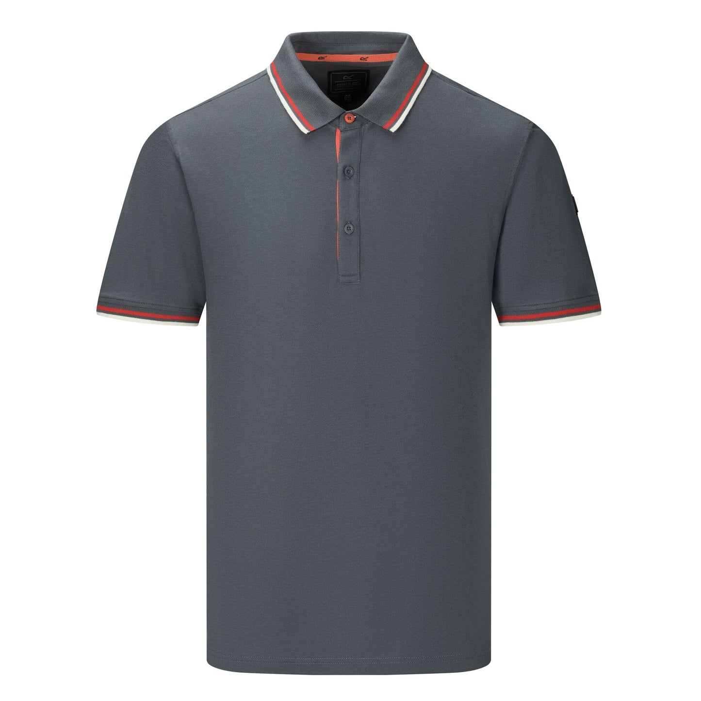 Dark Storm - Front - Regatta Mens Adryan Polo Shirt