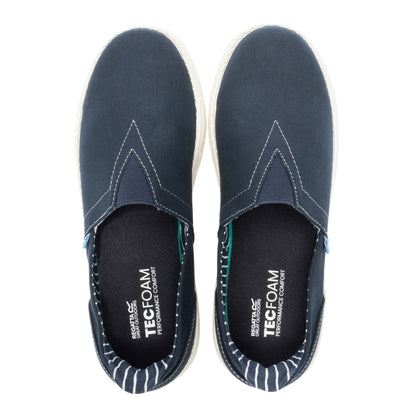 Navy - Close up - Regatta Womens-Ladies Salcombe Casual Shoes