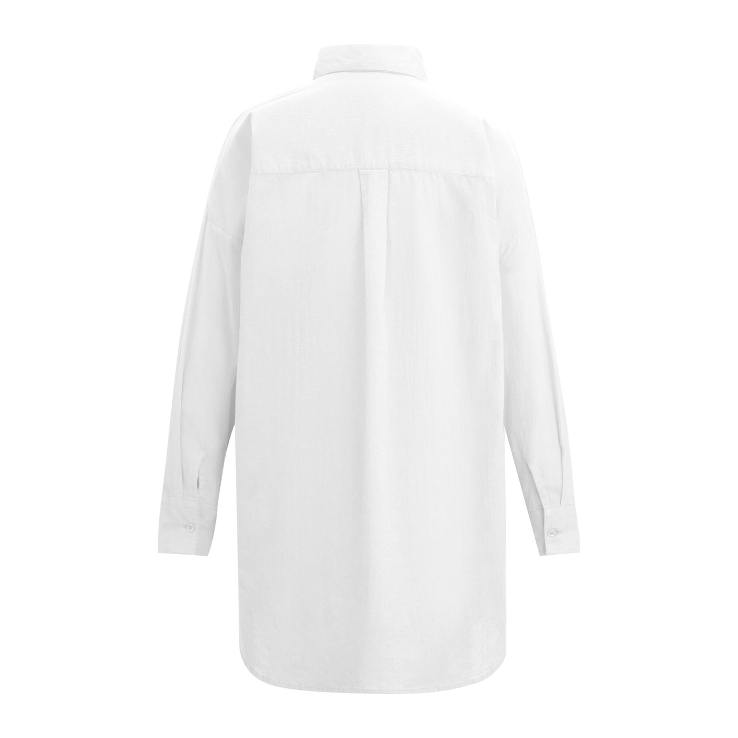 White - Back - Regatta Womens-Ladies Prena Cover Up Plain Beach Shirt