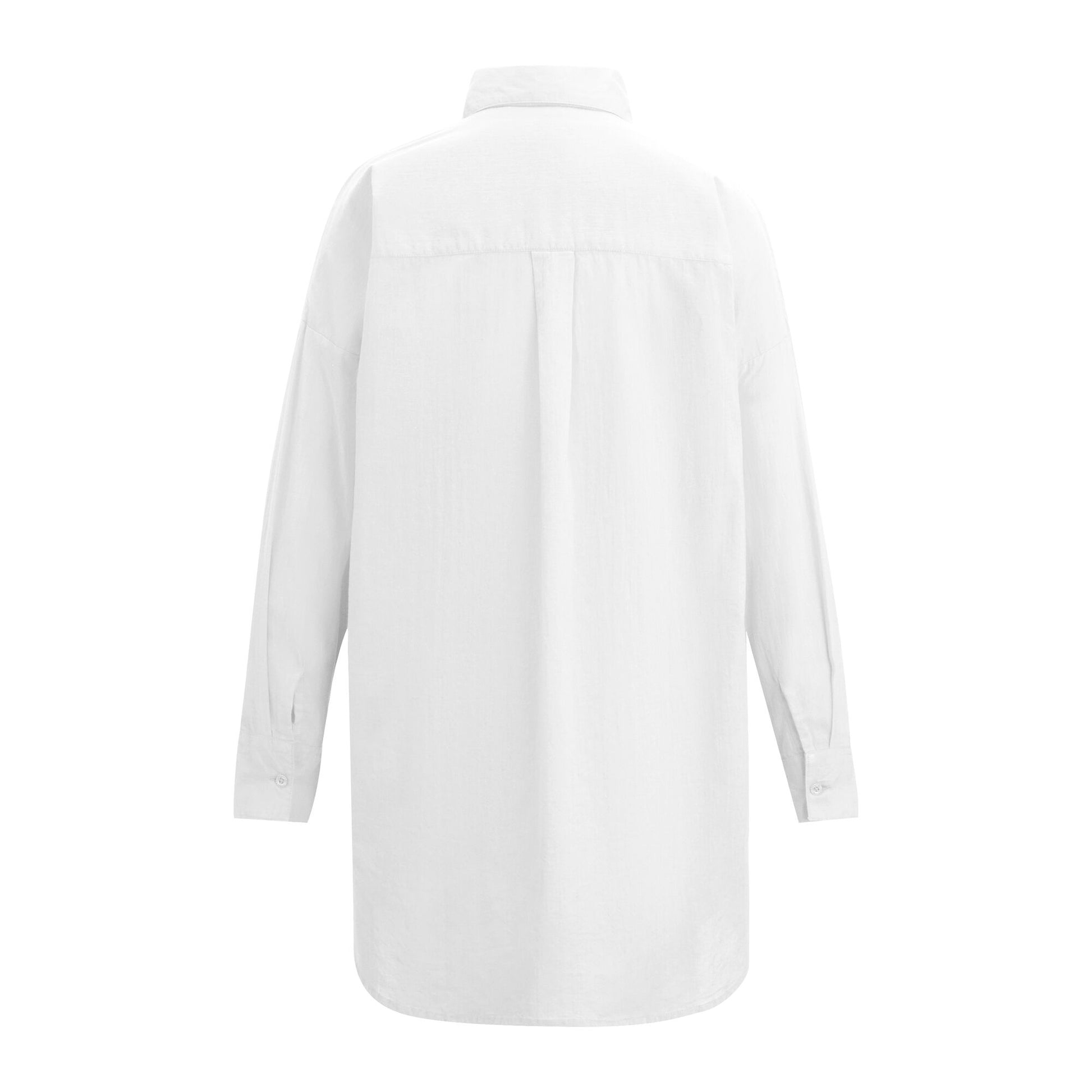 White - Back - Regatta Womens-Ladies Prena Cover Up Plain Beach Shirt