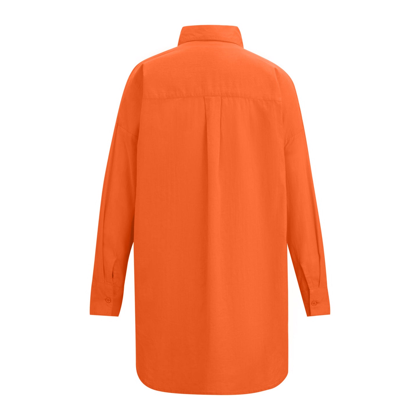Tangerine Tango - Back - Regatta Womens-Ladies Prena Cover Up Plain Beach Shirt