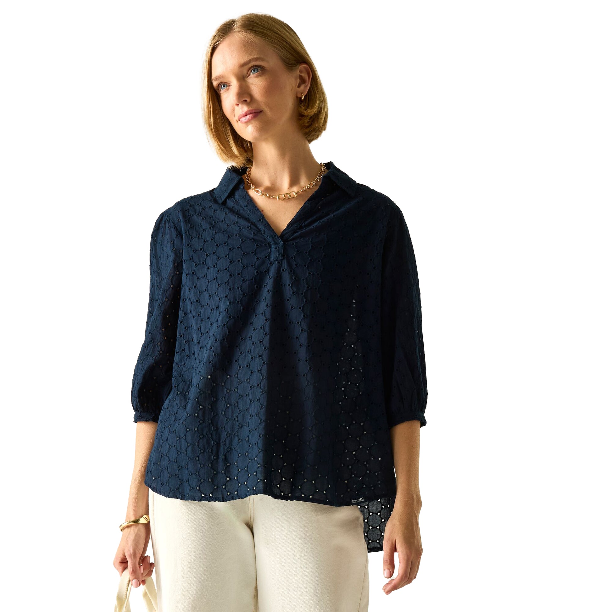 Skyway - Lifestyle - Regatta Womens-Ladies Nofino Broderie Shirt