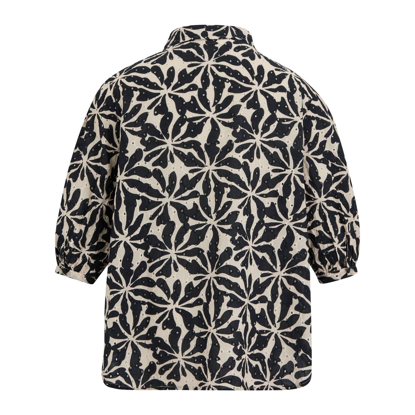 Beige - Back - Regatta Womens-Ladies Nofino Abstract Floral Shirt