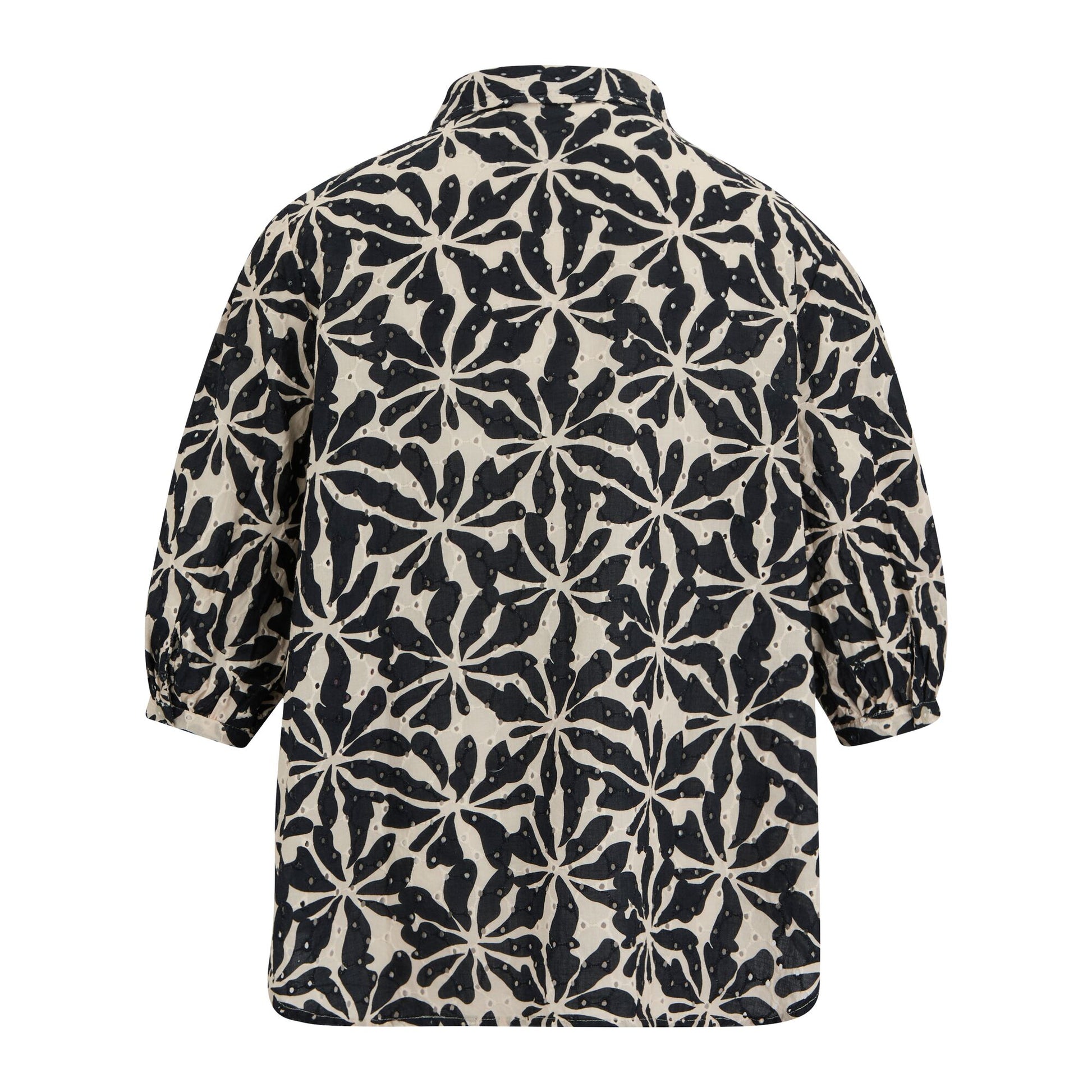 Beige - Back - Regatta Womens-Ladies Nofino Abstract Floral Shirt
