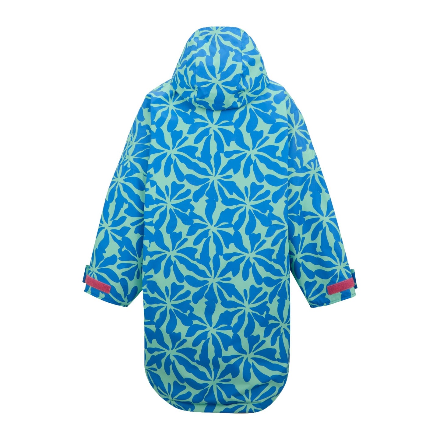 Blue-Pink Lemonade - Back - Regatta Childrens-Kids Floral Changing Robe