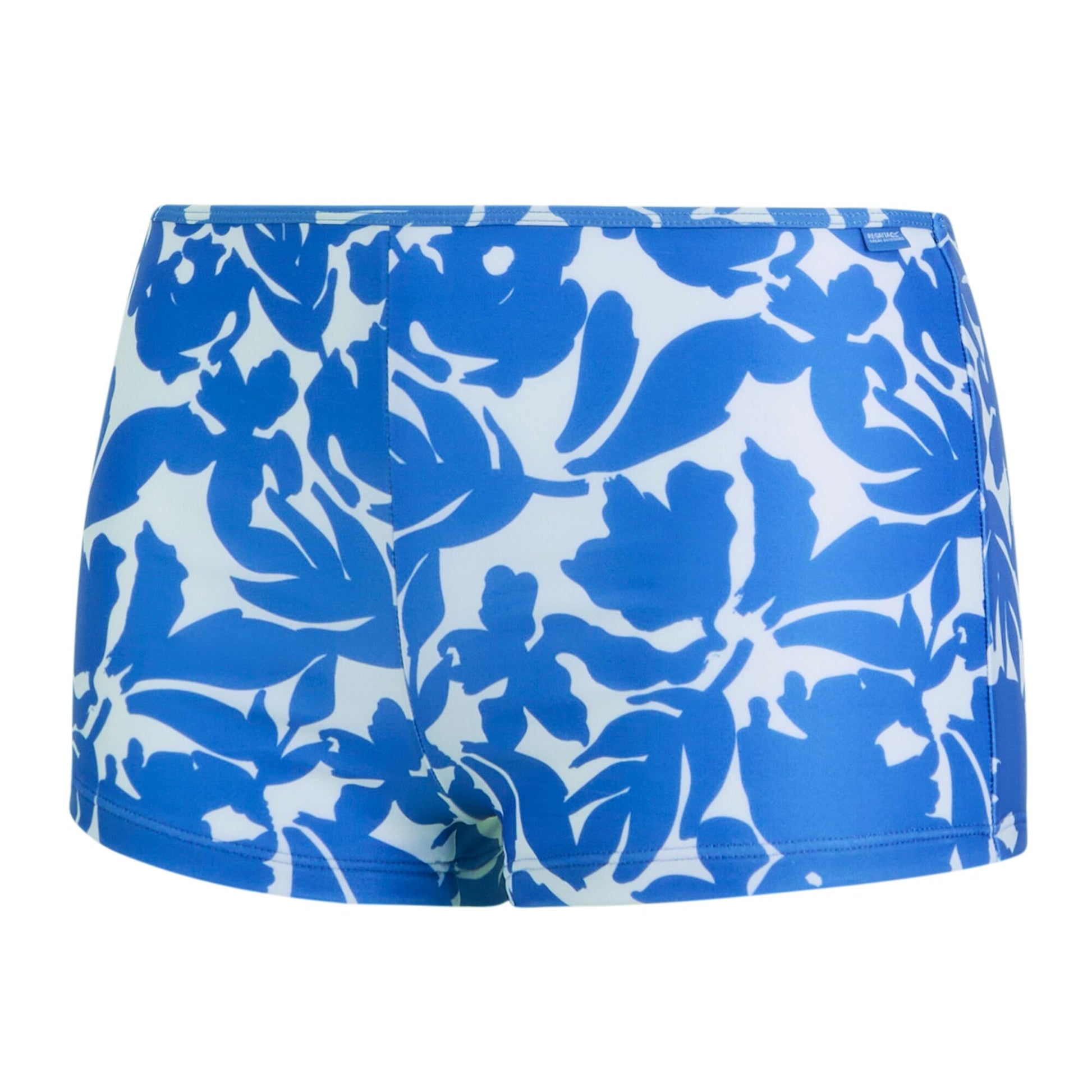 Blue - Side - Regatta Womens-Ladies Aceana Fleur Bloom Bikini Shorts