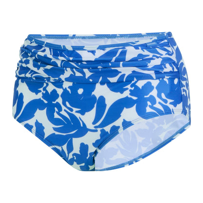 Blue - Side - Regatta Womens-Ladies Loria Fleur Bloom Bikini Bottoms
