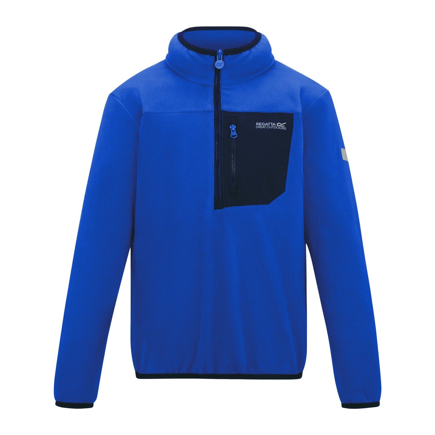 Olympian Blue - Front - Regatta Childrens-Kids Frankie Half Zip Fleece Top