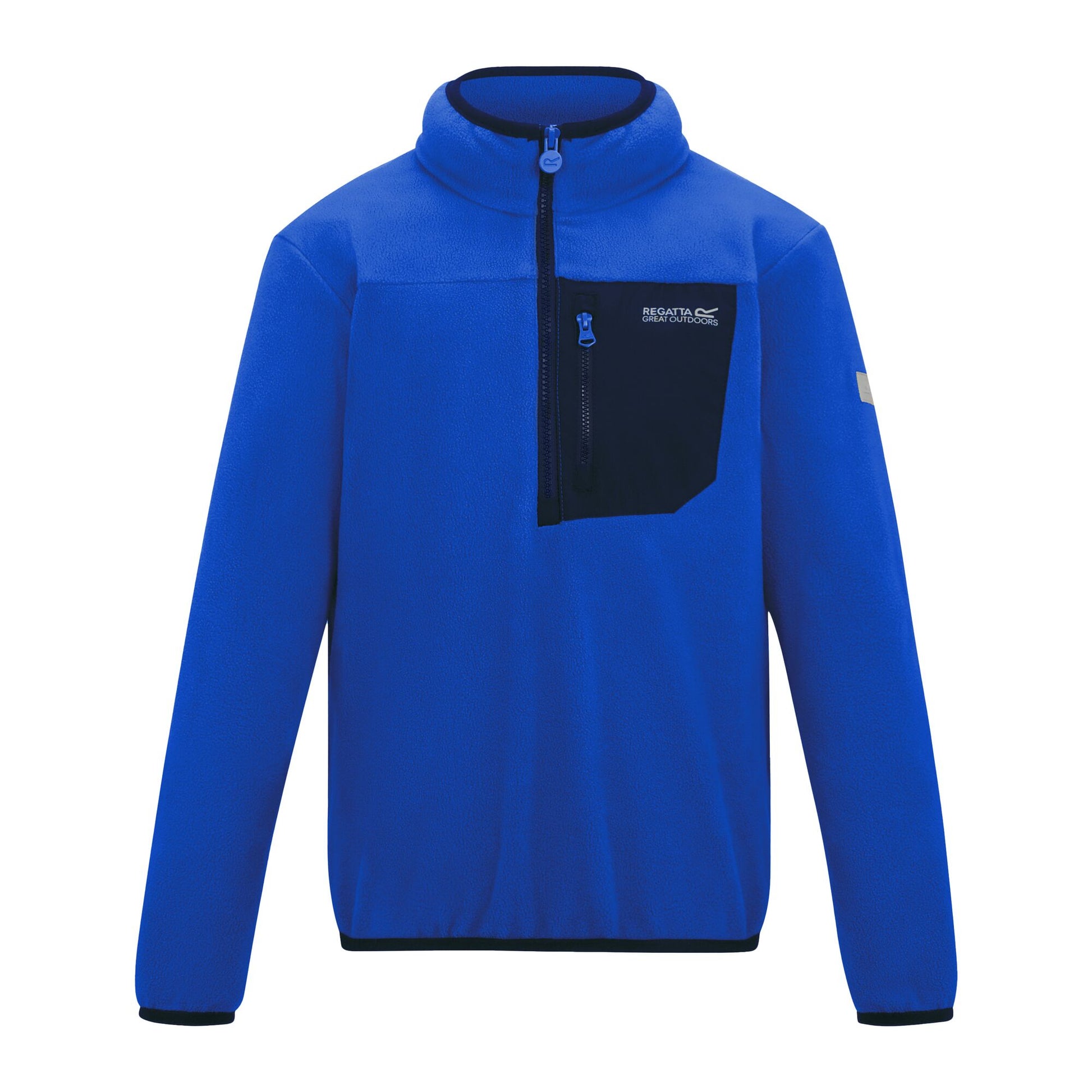 Olympian Blue - Front - Regatta Childrens-Kids Frankie Half Zip Fleece Top