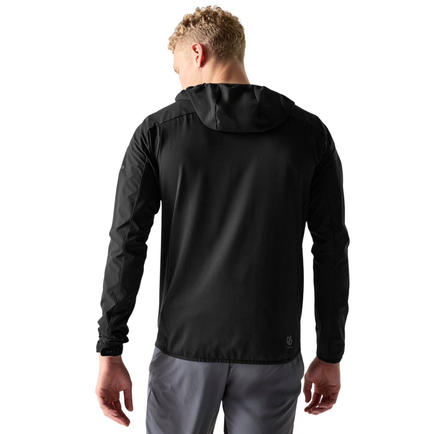Black - Back - Dare 2B Mens Endurance Stretch Lightweight Jacket