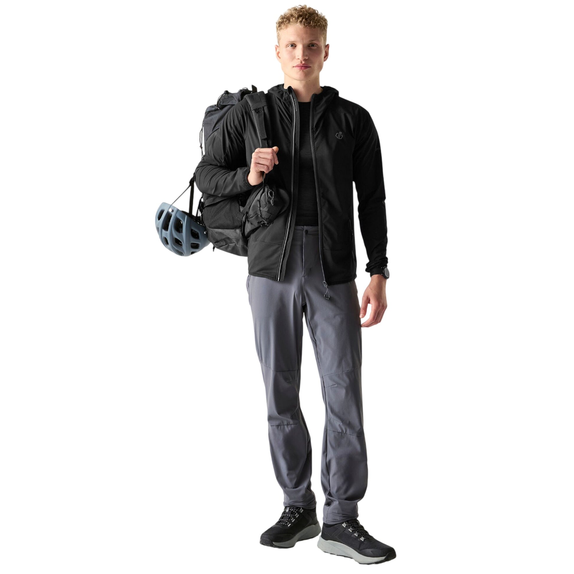 Black - Lifestyle - Dare 2B Mens Endurance Stretch Lightweight Jacket