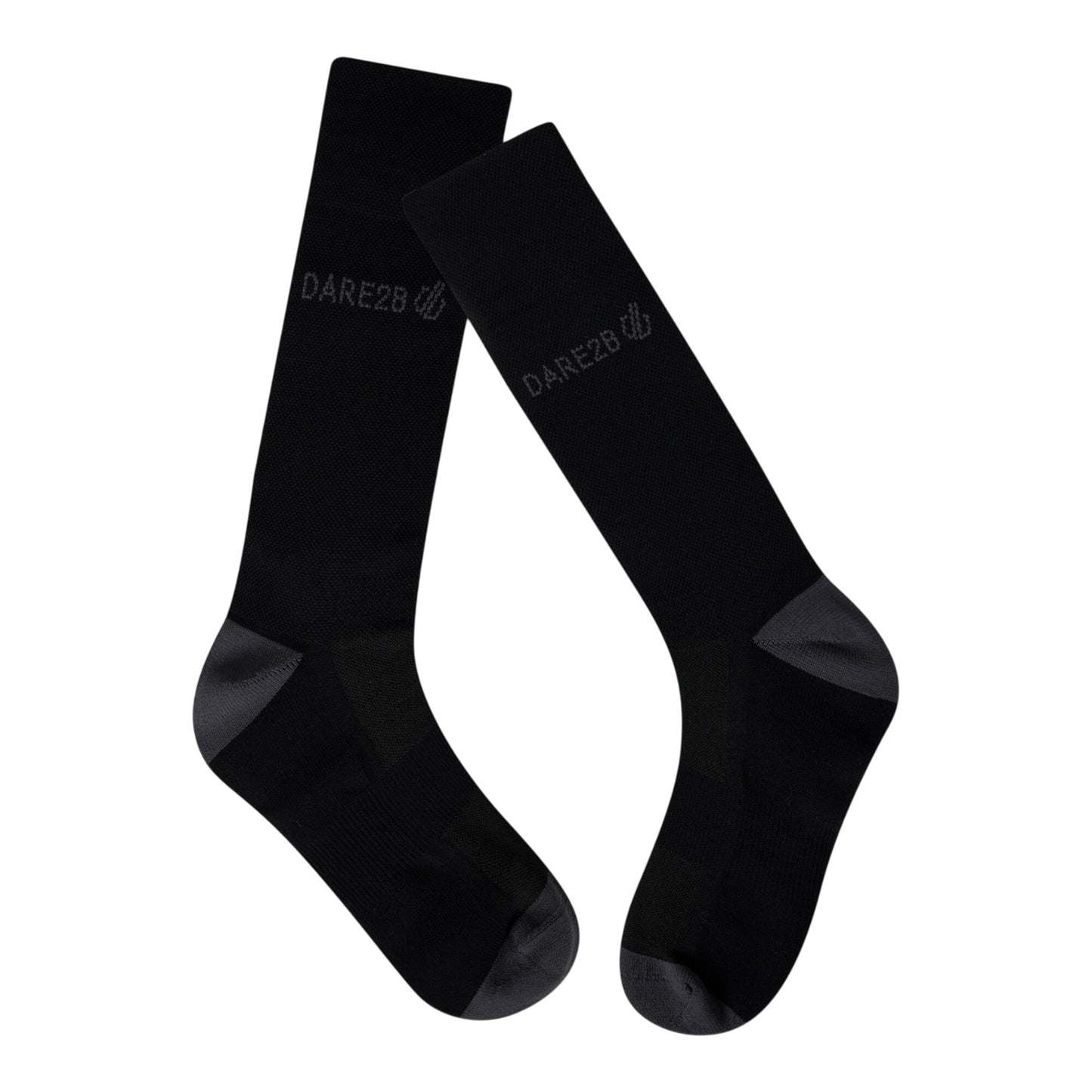 Black - Back - Dare 2B Unisex Adult Performance Cycling Socks