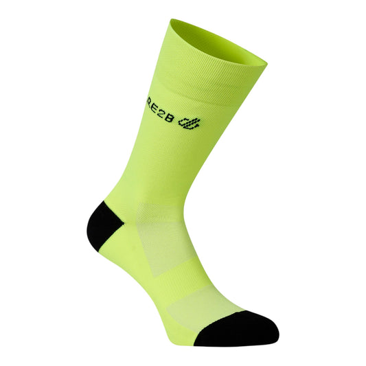 Fluorescent Yellow - Front - Dare 2B Unisex Adult Performance Cycling Socks