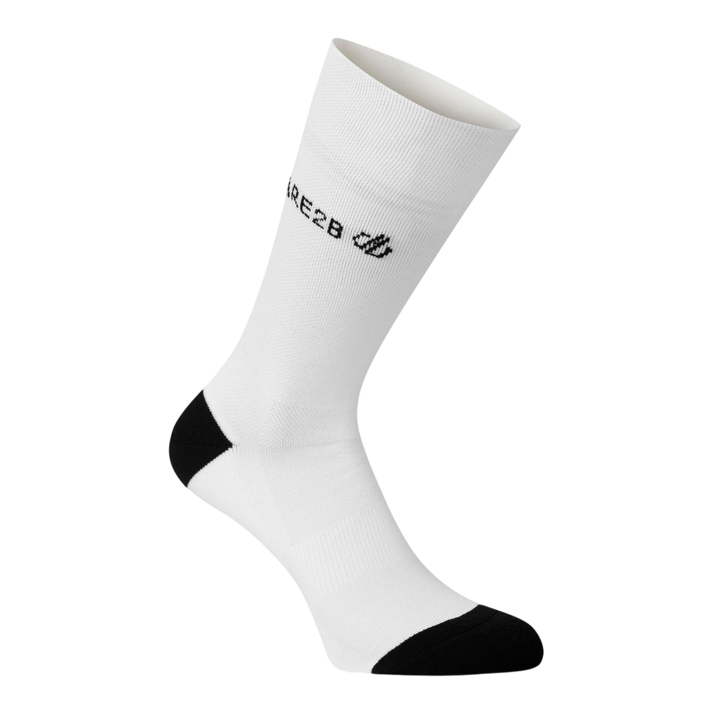 White - Front - Dare 2B Unisex Adult Performance Cycling Socks