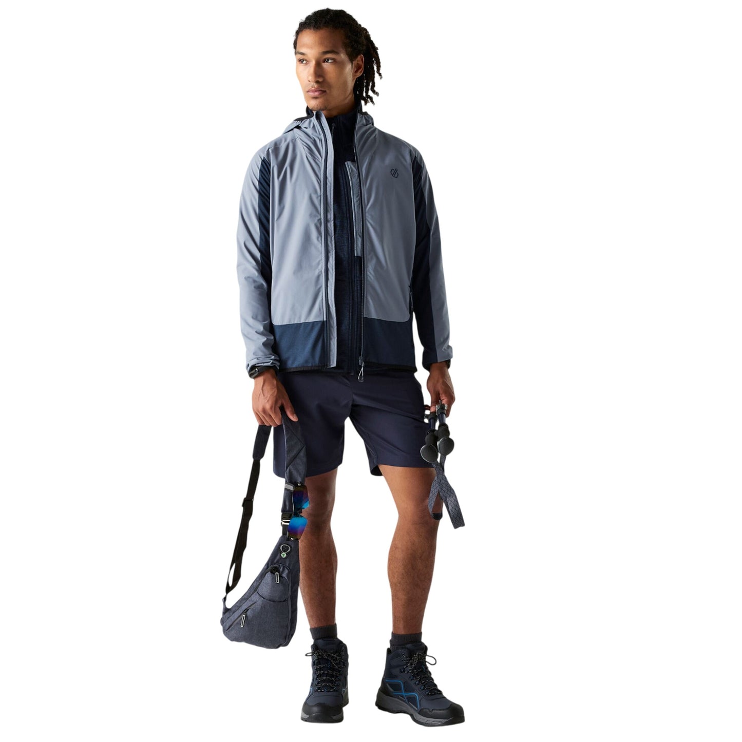 Mercury-Navy - Lifestyle - Dare 2B Mens Endurance Two Tone Stretch Midlayer