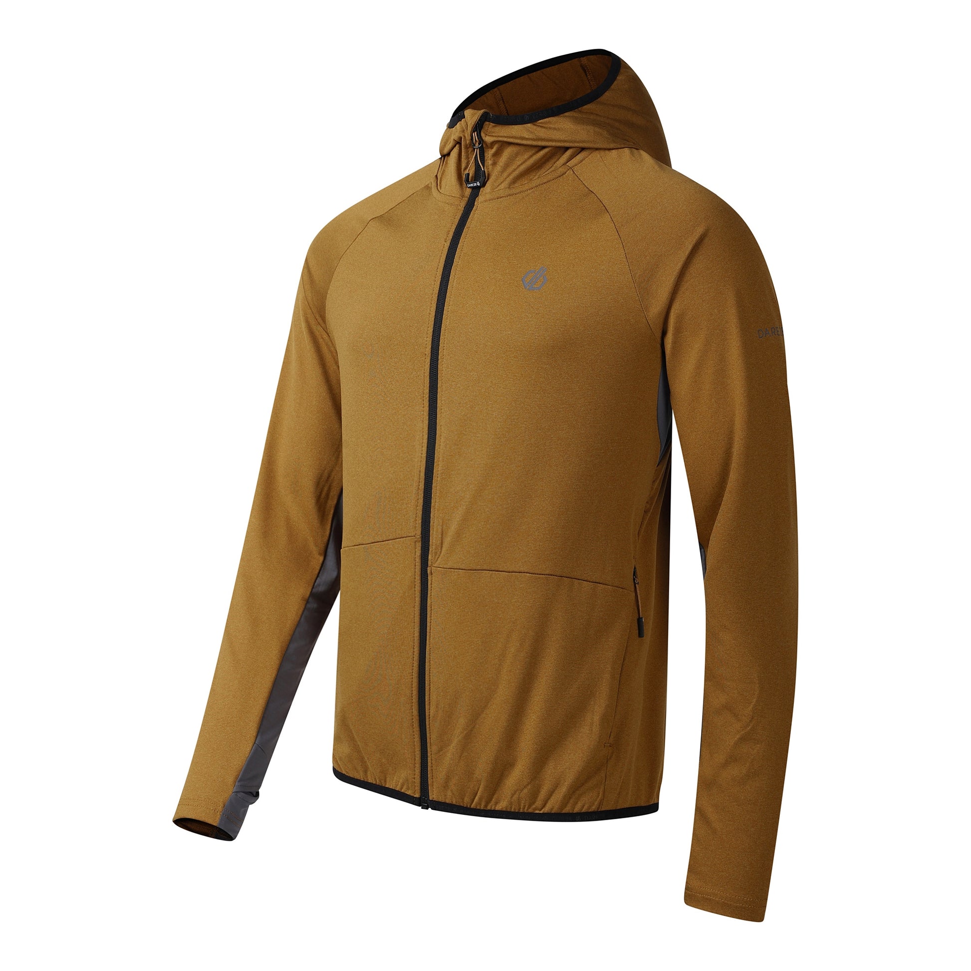 Dark Cumin - Side - Dare 2B Mens Assimilate II Logo Midlayer