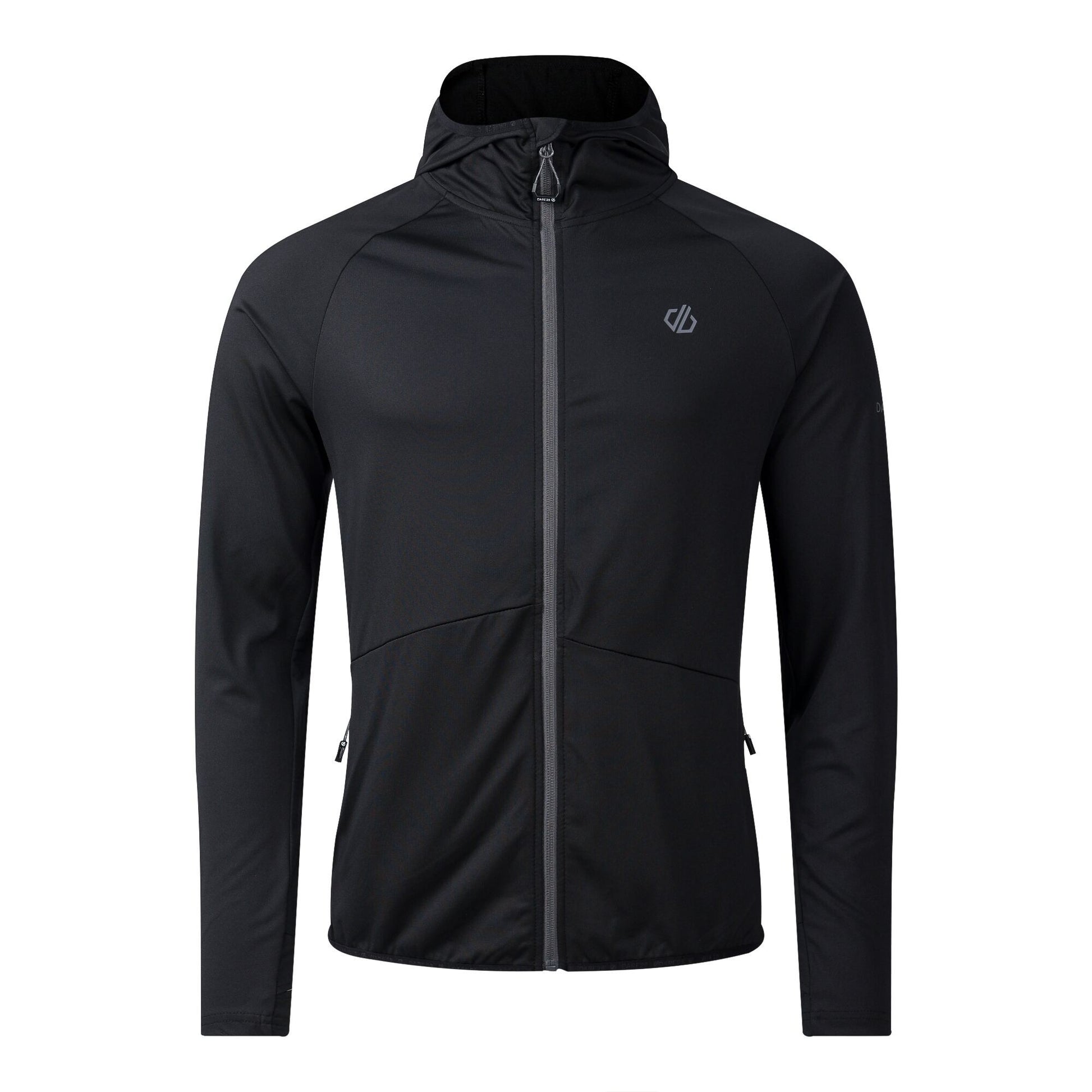Black - Front - Dare 2B Mens Assimilate II Logo Midlayer