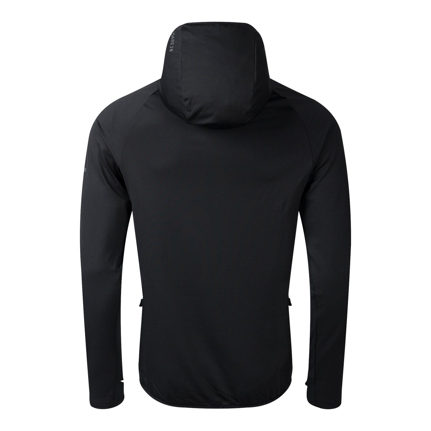 Black - Back - Dare 2B Mens Assimilate II Logo Midlayer