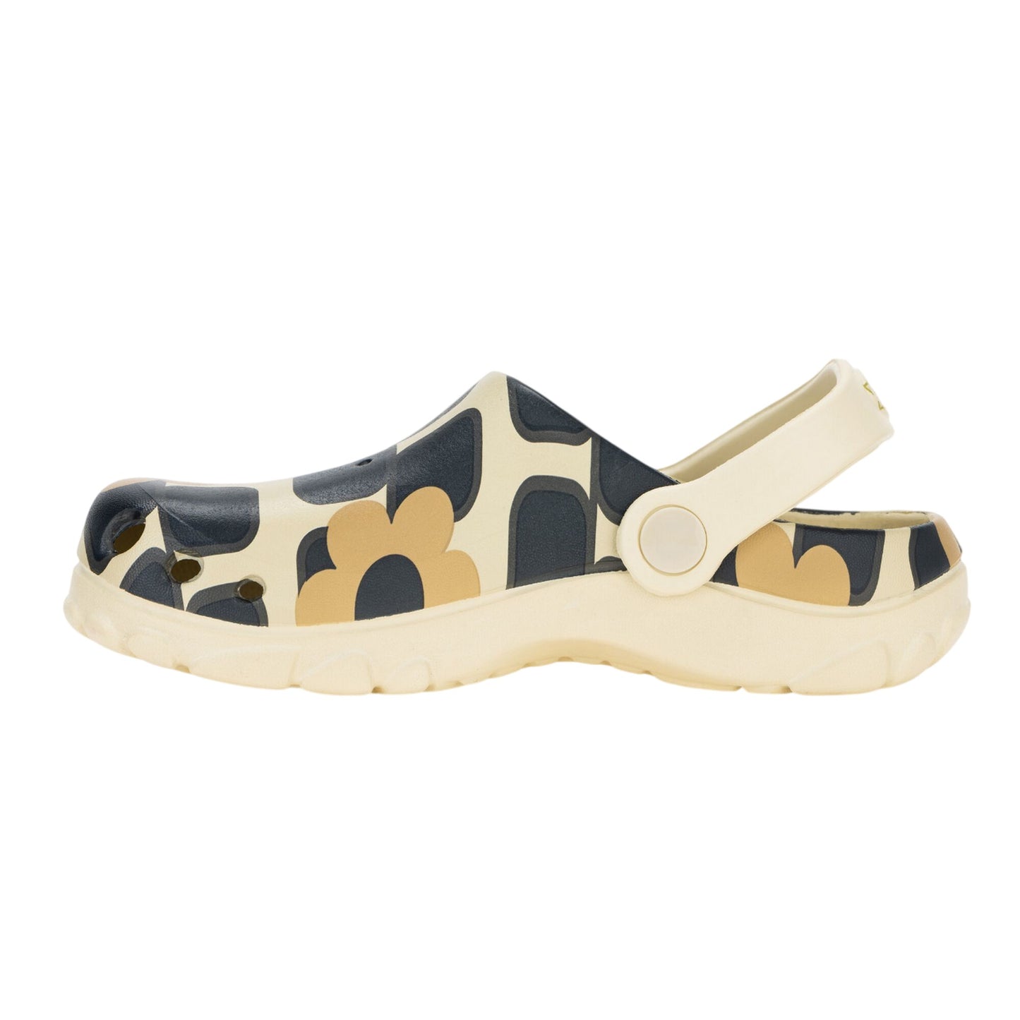 Monochrome - Pack Shot - Regatta Childrens-Kids Orla Kiely Giant Flower Clogs