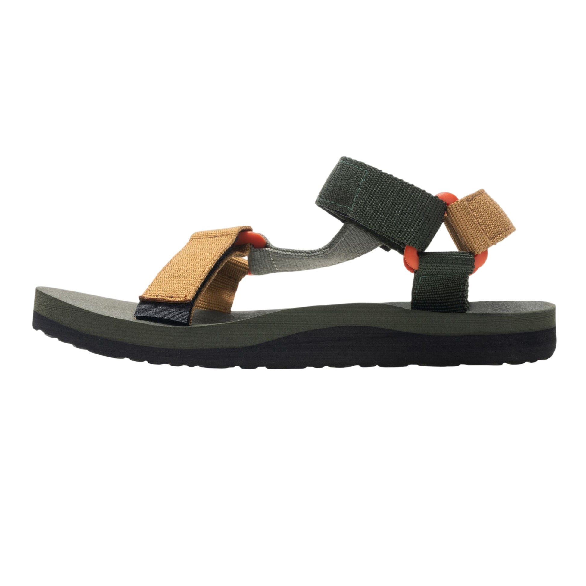 Dark Khaki-Wood Brown - Pack Shot - Regatta Childrens-Kids Vendeavour Sandals