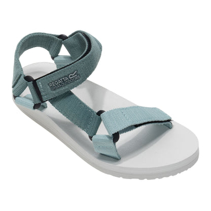 Ivy Moss-Ocean Mist - Front - Regatta Childrens-Kids Vendeavour Sandals