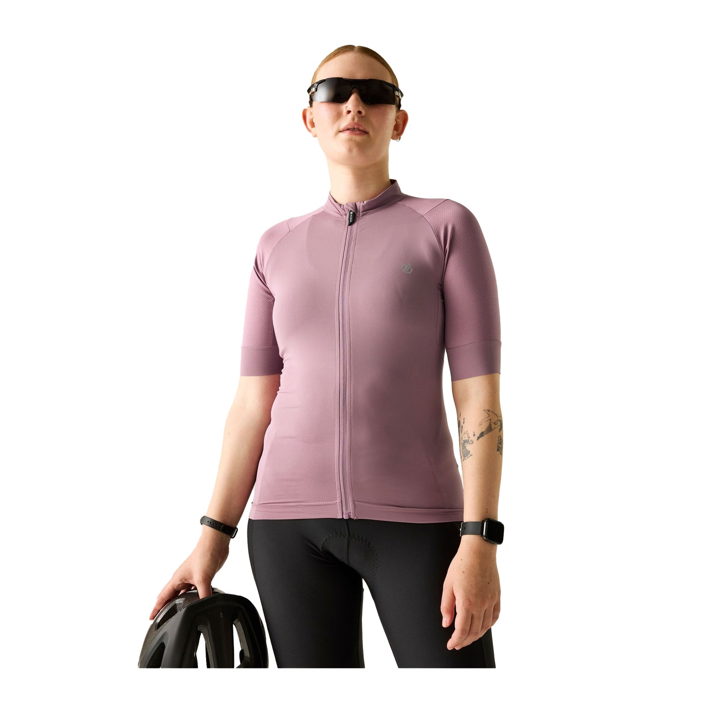 Dusky Orchid - Lifestyle - Dare 2B Womens-Ladies Lightning Short-Sleeved Cycling Jacket