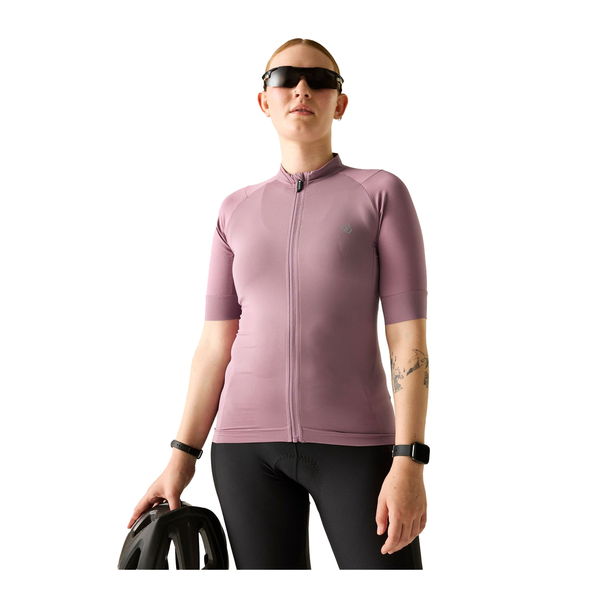 Dusky Orchid - Lifestyle - Dare 2B Womens-Ladies Lightning Short-Sleeved Cycling Jacket