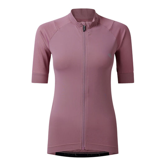 Dusky Orchid - Front - Dare 2B Womens-Ladies Lightning Short-Sleeved Cycling Jacket