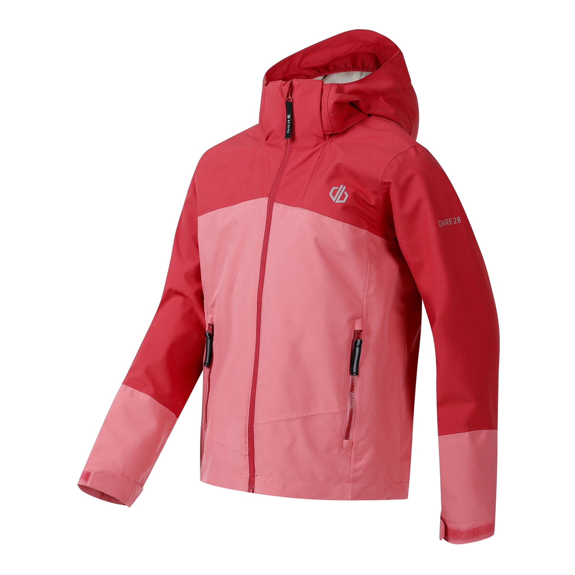 Deep Claret - Side - Dare 2B Childrens-Kids Explore III Waterproof Jacket