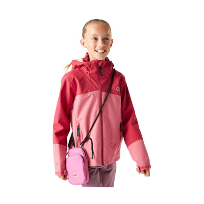 Deep Claret - Lifestyle - Dare 2B Childrens-Kids Explore III Waterproof Jacket