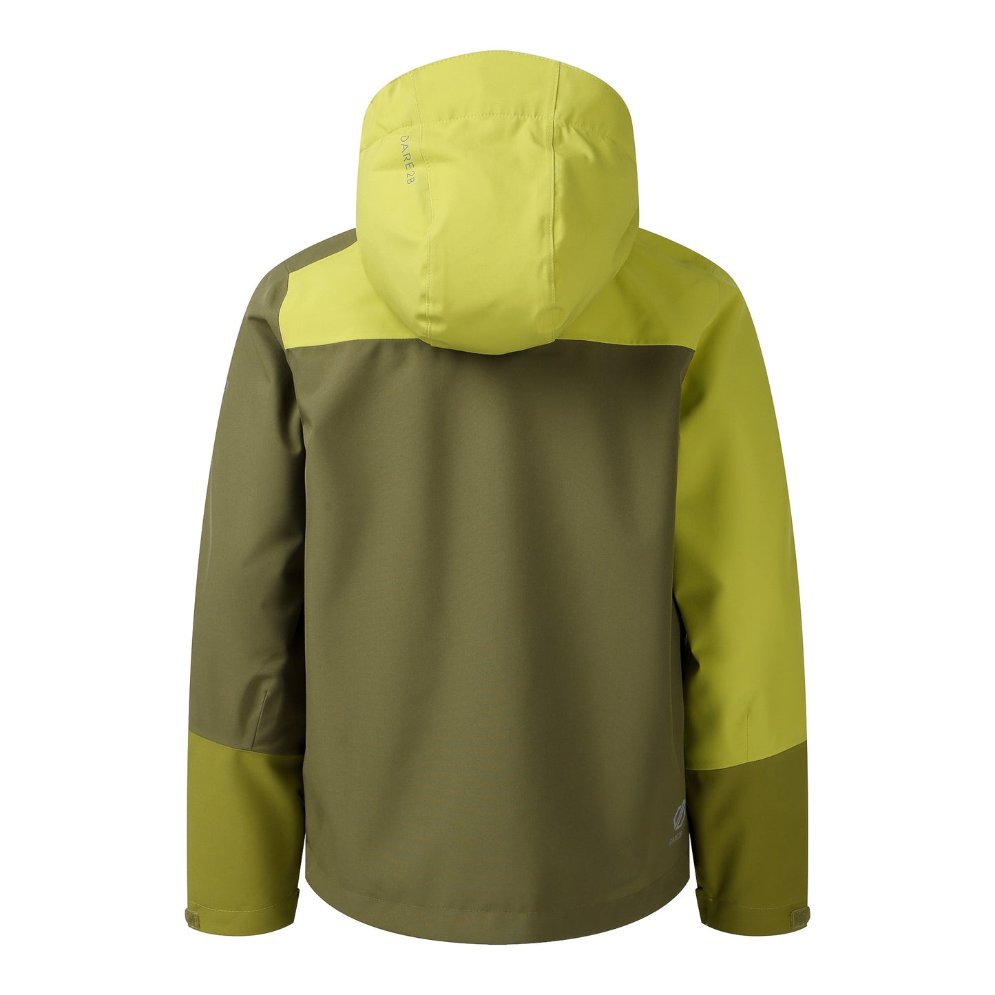 Golden Cypress - Back - Dare 2B Childrens-Kids Explore III Waterproof Jacket